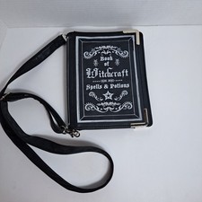 Hot Topic "Witchcraft Spells Potions" Crossbody Bag By Bioworld Witch Magic