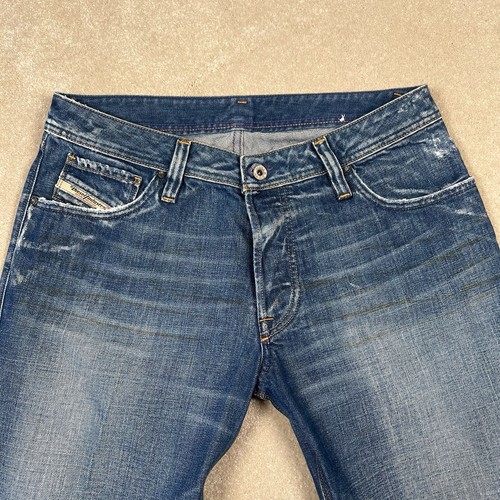 Diesel Y2K Vintage ZAF 796 Flared Bootcut Denim Jeans Men's 34/34 Made in Italy - Picture 8 of 19