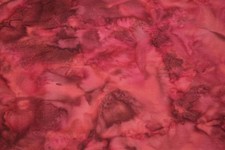 Red 100 Cotton Batik Quilting Fabric -- 44" x 3 Yards