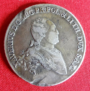 Taler Conventionsthaler Xaverius Kurfürstentum Sachsen 1766 Franz Xaver