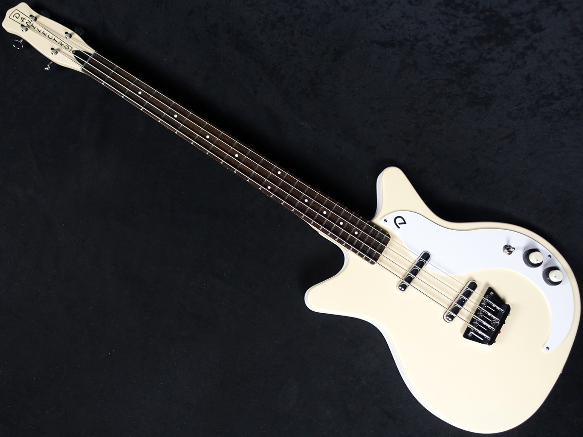 Electric Bass Guitar Danelectro 59DC Short Scale Vintage Cream