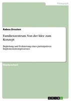 Rabea Drosten | Familienzentrum. Von Der Idee Zum Konzept | Taschenbuch (2014)