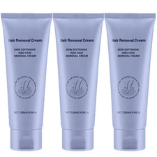 3 x Painless Permanent Hair Removal Cream Stop Hair Growth Cream For Women & Men