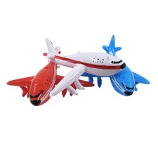 3pc Inflatable Airplane Set Swim Pool Water F...