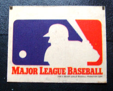 1968-1972 BASEBALL FLEER  TEAM PATCH   MLB - LARGER FONT ON FRONT- FULLY INTACT