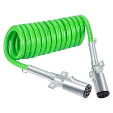7 Way Coiled Trailer Cord 12 FT 12 COILED CORD, 12