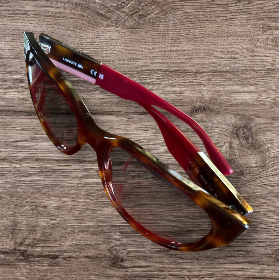 Gafas de sol 100 % originales para mujer Lacoste L985S (240) marrón Foto 3 de 4