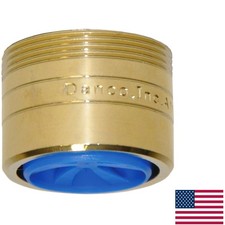 WaterSense Certified Dual Thread Faucet Aerator Save 30 Water, Polished Brass