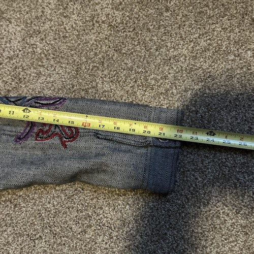 Chaqueta Units Gris Espiga Con Bordados Coloridos, Cuentas y Patchwork XL - Imagen 20 de 20