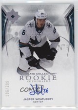 2021 Upper Deck Ultimate Collection Rookies /299 Jasper Weatherby #142 Auto 0je4