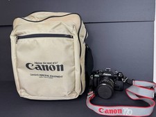 Canon AE-1 Program 35mm SLR Film Camera Kit w/ 35  70mm Zoom Lens