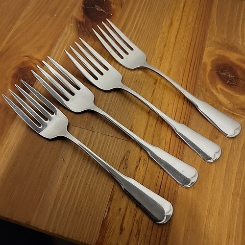 Oneida Yankee Clipper Profile Stainless 4 Salad Forks Flatware Lot - Picture 3 of 13