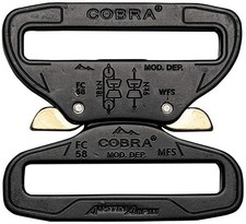 Tactical Gear Heavy Duty 2.25" Duty Belt Buckle Wide Cobra Buckle