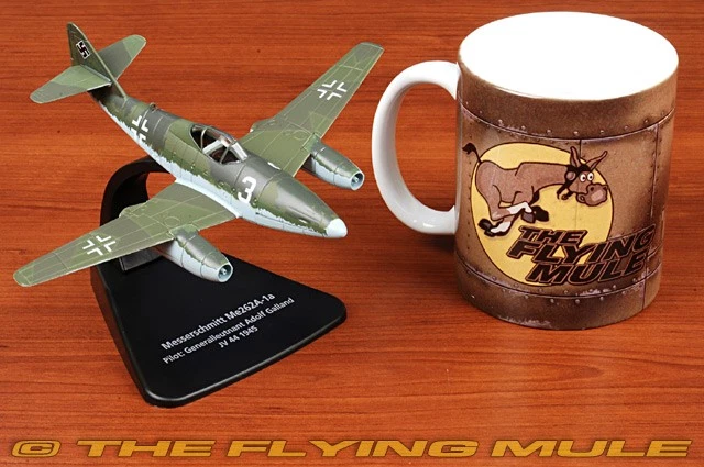 Oxford Diecast 1:72 Me 262A Luftwaffe JV 44 Adolf Galland White 3 - Image 4 of 4