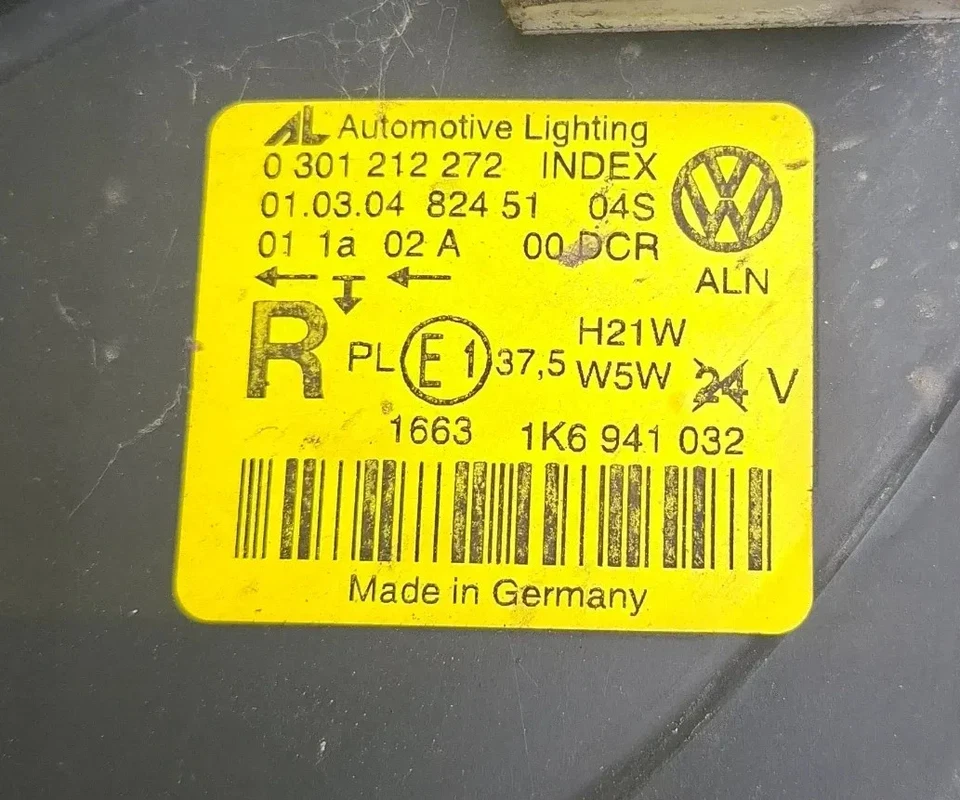 VW Golf 5 V Scheinwerfer Xenon vorn rechts Xenonscheinwerfer 1K6941032 - Bild 3 von 3