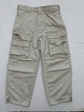 BDG Urban Outfitters Cargo Drawcord Hem Pants Khaki Wide Leg Multi-Pocket Y2K