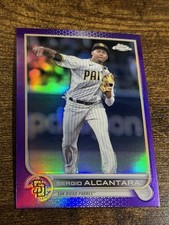 SERGIO ALCANTARA 2022 Topps Chrome Update #USC162 Purple Refractor