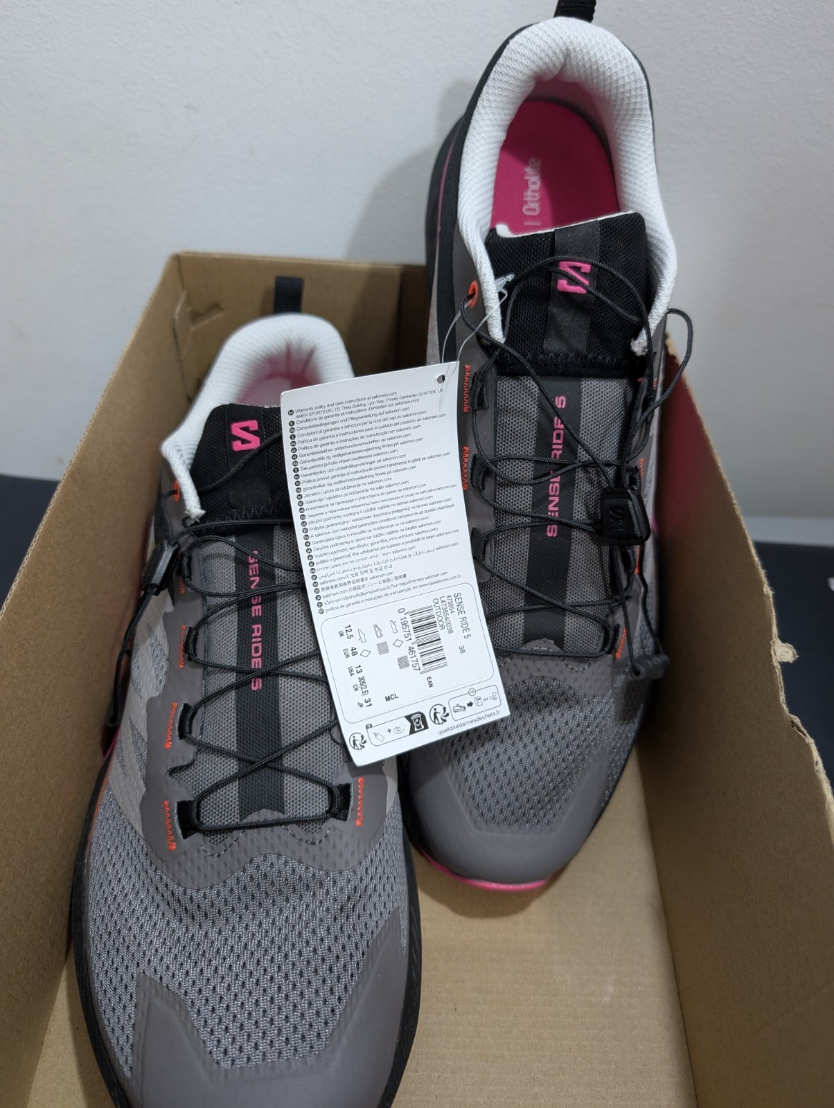 Scarpe da trail running Salomon Sense Ride 5 taglia UK 12 5