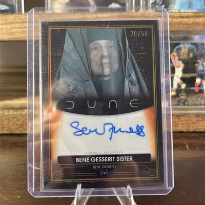 2025 Topps Chrome Dune Souad Faress as Bene Gesserit Sister Gold Auto 20/50