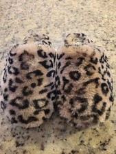 Dearfoams Fireside Genuine Shearing Fur Slippers 38 Medium Exc
