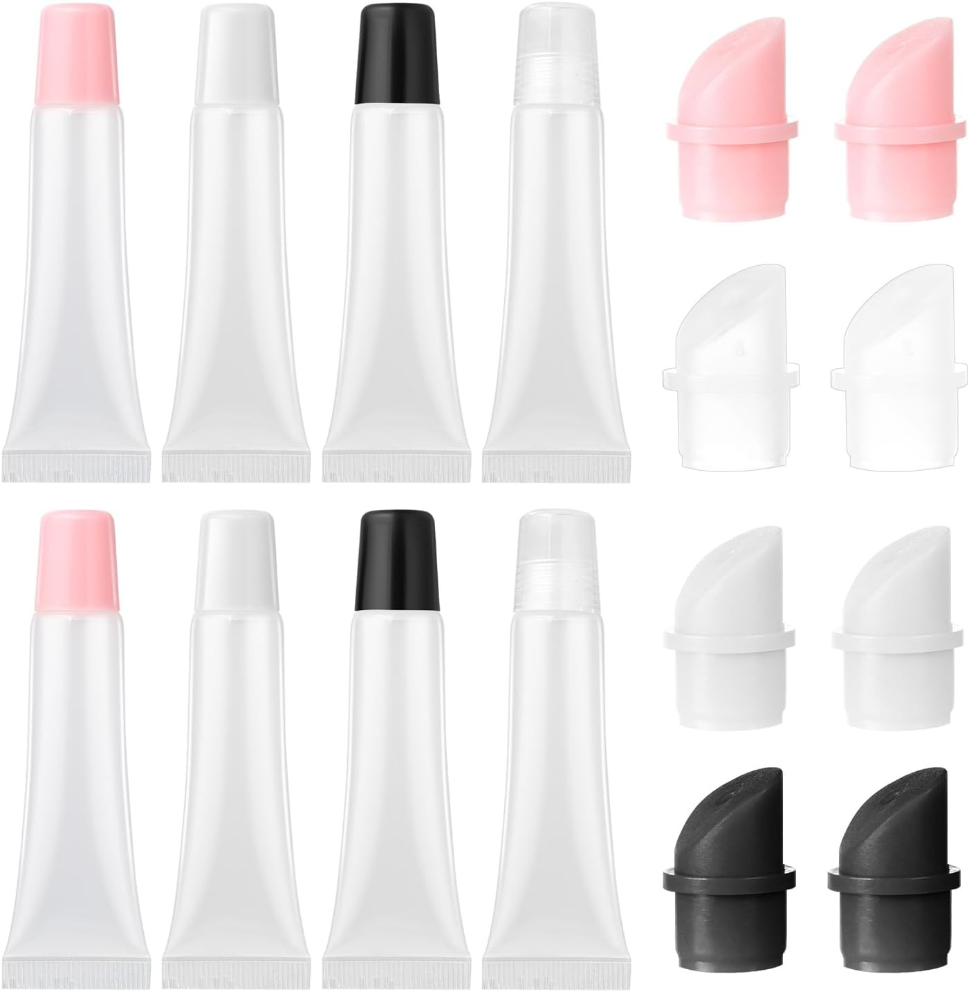 Empty Lip Gloss Tubes Empty 15Ml Clear Lip Balm Containers Empty Lip Balm Tubes 