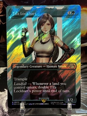 Tifa Lockhart (Borderless) ( Surge Foil ) [FINAL FANTASY] MTG