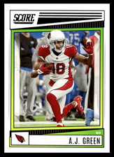 2022 Panini Score A.J. Green #143 Arizona Cardinals NFL Football Base Set
