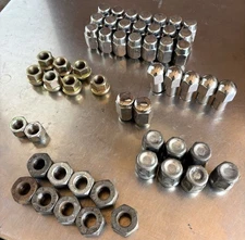 Assorted 53 Wheel Lug Nuts