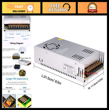 30A 360W 12V DC Power Supply Adapter for LED Lights, CCTV, 3D Printer, Radio