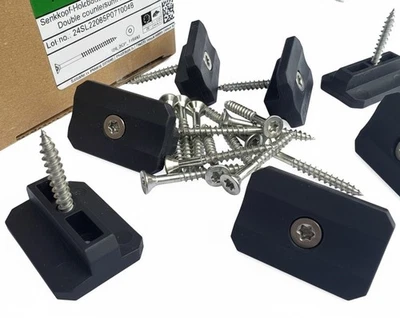 WPC Clips Befestigung Klammern Terrassendielen Montageclip 7,5 mm + 20 Endclips - Bild 1 von 4