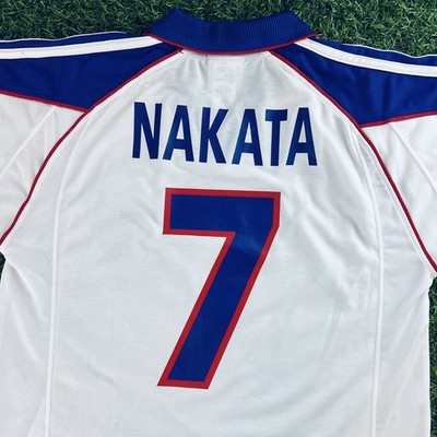 Hidetoshi Nakata 2001 Japan Player Issue Away Jersey Shirt Kit