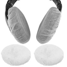 100x Disposable Non-Woven Sanitary Headphone Ear Covers For 8.5 10cm Ear Pads