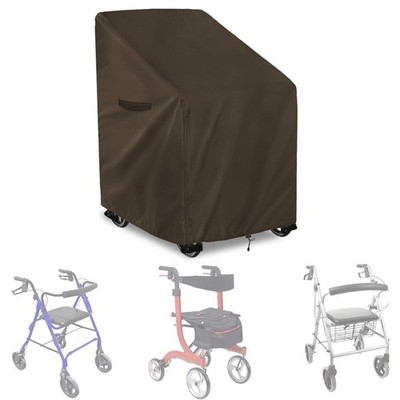 Rollator Gehwagen Abdeckung wasserdicht für Senioren passend für Faltrollatoren 66 72 90 cm