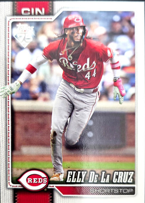 Elly De La Cruz Cincinnati Reds SS Baseballkarte 2026 Topps Serie 1 #150