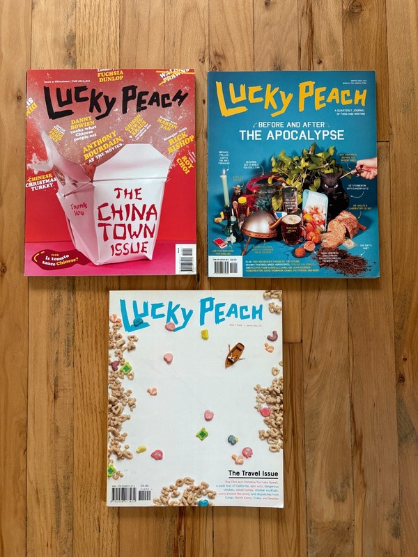 Lucky Peach Magazines : Lot of issues #5-#7 Vintage Rare David Chang Momofuku