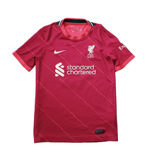 Nike Liverpool Niam #15 Camiseta de Fútbol Juvenil M Rojo Vapor Hogar Fútbol Kit 2021