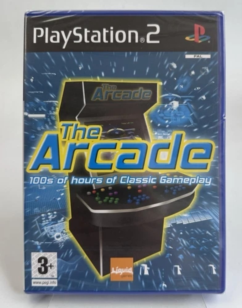 The Arcade 100s of Hours of Classic Gameplay (PAL Sony PlayStation 2, PS2, 2005)