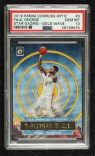2019 Donruss Optic T-Minus 3 2 1 Gold Wave Prizm Paul George PSA 10 GEM MT 00ur