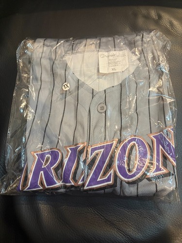 Arizona Diamondbacks 2001 Throwback Jersey SGA 9/19/26 In Hand Size XL
