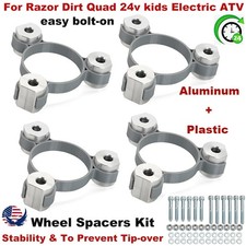 Wheel Spacers For Razor Dirt Quad Electric ATV - Stability To Prevent Tip-over