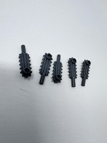 6117 LEGO Minifigure Weapon Tool CHAINSAW Dark Bluish Gray Lot Of 5