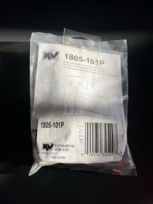 Knape & Vogt 1805-101P Cabinet Track Rear Mounting Bracket 2 L in.