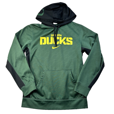 #ad Mens Nike Oregon Ducks Hoodie Therma Fit NCAA Football Green Size Small Pullover $26.91