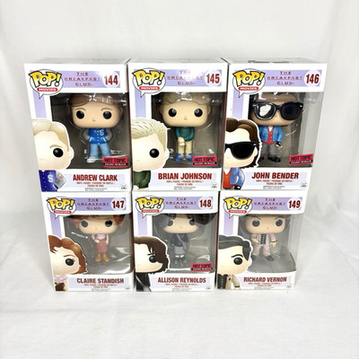 Funko Pop Movies Breakfast Club Full Set Andrew Brian Bender Claire & Vernon