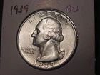 1939 WASHINGTON QUARTER AU BETTER DATE FREE SHIPPING