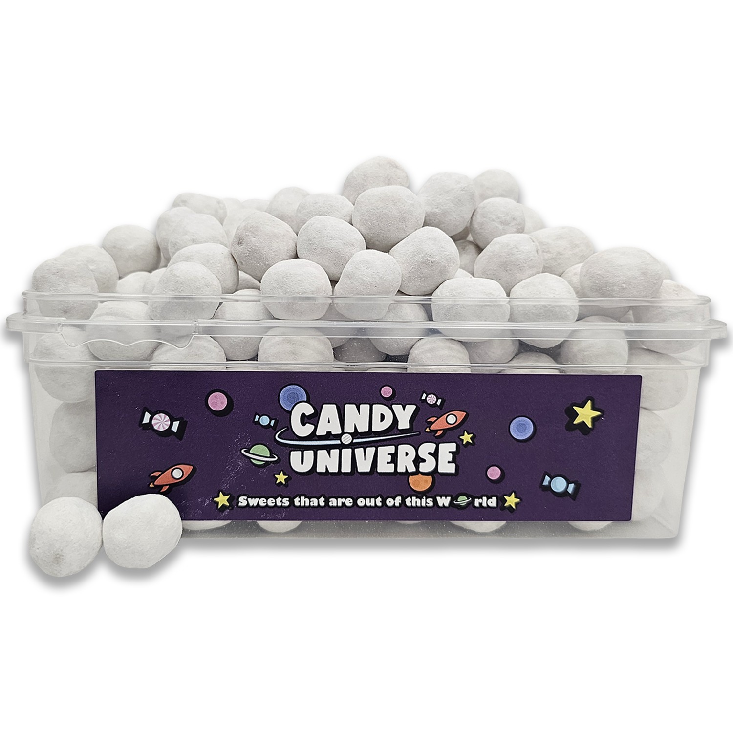 Candy Universe Toffee Bon Bons Tub 800g - Retro Chewy Caramel Flavour Bon Bons