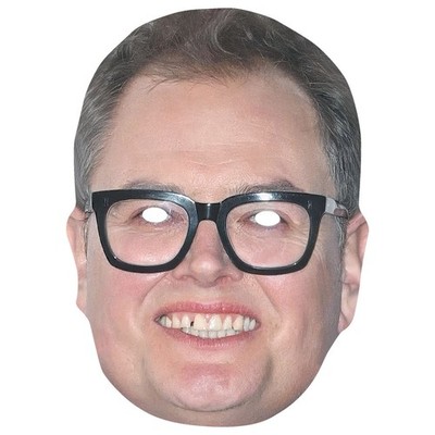 Alan Carr Promi 2D Karte Party Gesicht Einzelmaske - Komiker gesprächiger Mann