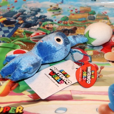 SUPER NINTENDO WORLD Pikmin Blue Mascot Plush Keychain USJ Japan
