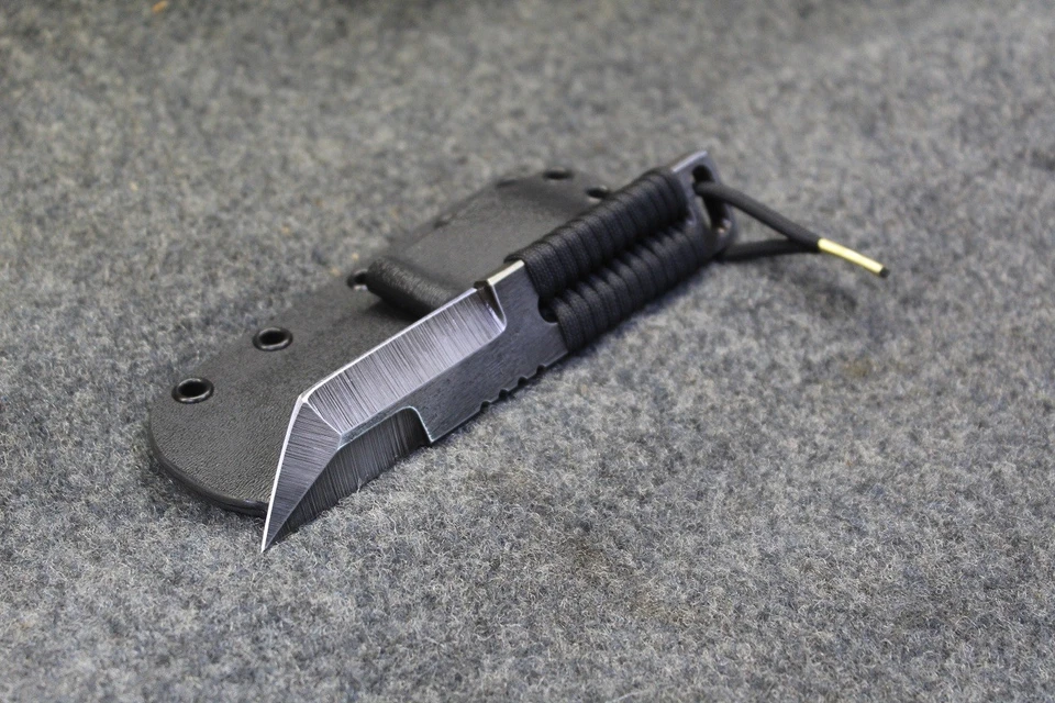 Integrity Implements AF3 Triton Gen3 Micro s35vn cuchillo de moler hueco artesanal Foto 2 de 4