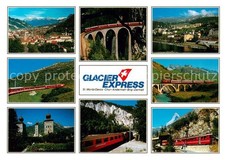 Railway Railway Chemin de Fer Glacier Express St. Moritz Davos Chur Brig